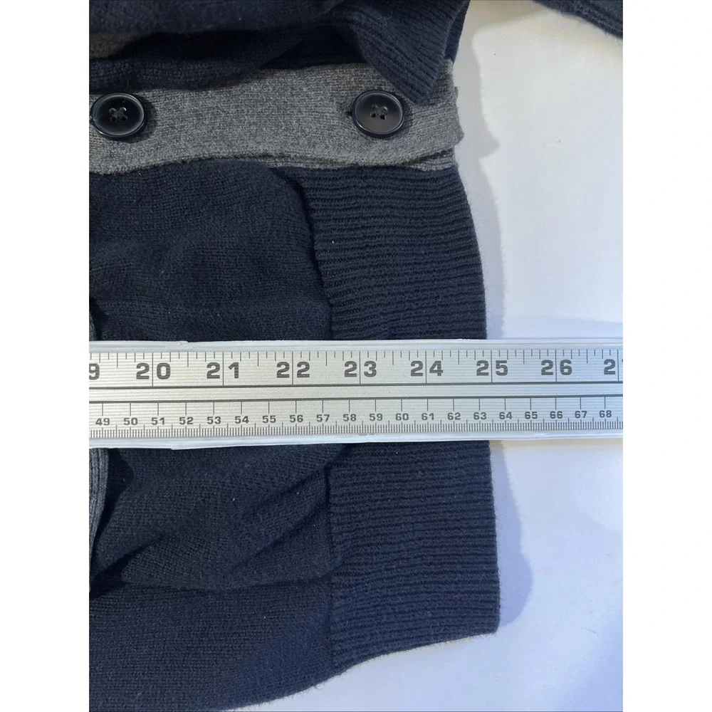 J Crew Cardigan Sweater‎ Mens Medium Button Up Pockets Cotton V-Neck Preppy